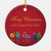 Kleurrijke kerstOrnamenten - Ornament (Voorkant)