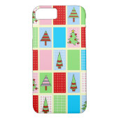 Kleurrijke kerstpleinen Case-Mate iPhone case (Achterkant)