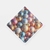 Kleurrijke kerstservetten! servet (Hoek)