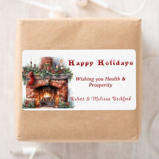 Kleurrijke Kerstsokken en Hulstbladeren Kaarsen bi Etiket