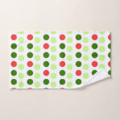 Kleurrijke Kerststippen Bad Handdoek (Handdoek)