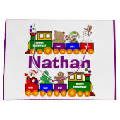 Kleurrijke kersttraining op maat van Speelgoed Groot Cadeauzakje (Voorkant)