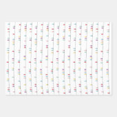 Kleurrijke kerstverlichting - inpakpapier vel (Voorkant 2)