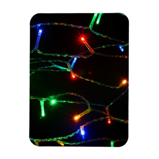 Kleurrijke kerstverlichting magneet (Verticaal)
