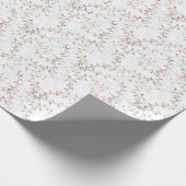 Kleurrijke kerstverlichting strengen cadeaupapier (Hoek)