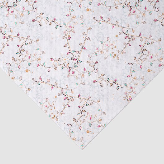 Kleurrijke kerstverlichting strengen tissuepapier (Detail)