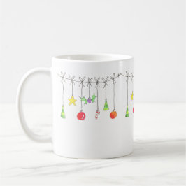 Kleurrijke Kerstversiering Koffiemok