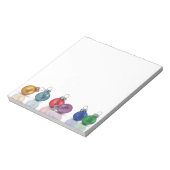 Kleurrijke kerstversiering notitieblok (Linkerzijde)