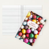 Kleurrijke kerstversiering notitieboek (Binnen)
