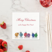 Kleurrijke kerstversiering servet (Insitu)