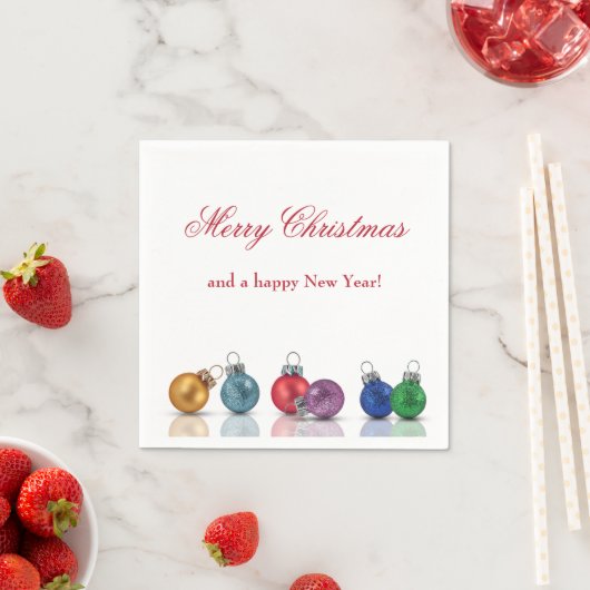 Kleurrijke kerstversiering servet (Insitu)