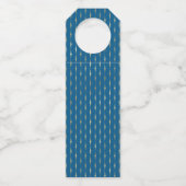 Kleurrijke kerstversieringen flessenhanger (Achterkant)