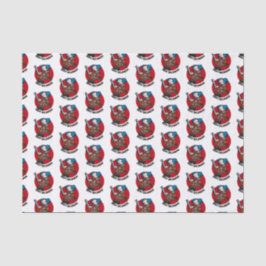 Kleurrijke kettingzaag Clown Halloween Party Carto Tissuepapier