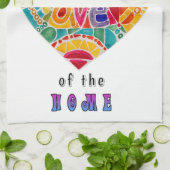 Kleurrijke keuken is het hart van het huis theedoek (Gevouwen)