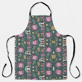 Kleurrijke Keuken Kleuren Schort (Voorkant)