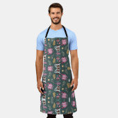 Kleurrijke Keuken Kleuren Schort (Gedragen)