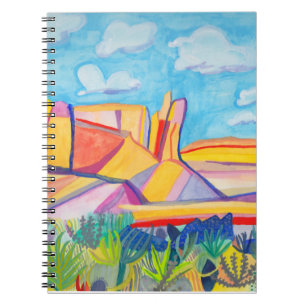 Kleurrijke Keuken Mesa Aquarel Landschap Notitieboek