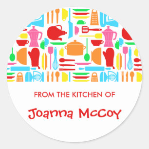 Kleurrijke keuken Uit de keuken van Stickers