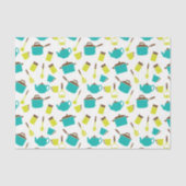 Kleurrijke keukengerei, decoupage tissuepapier (Voorkant)