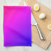 Kleurrijke keukenhanddoek regenboog kleuren (Quarter Fold)