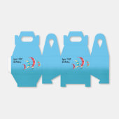 Kleurrijke keukens in de blauwe lucht bedankdoosjes (Uitgevouwen)