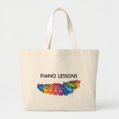 Kleurrijke Keyboard Piano Student Music Tas (Voorkant)