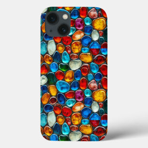 Kleurrijke kiezelsteenstructuur voor een stijlvoll Case-Mate iPhone case