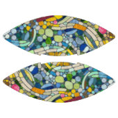 Kleurrijke kiezelstenen mozaïek kunst american football (Panelen)