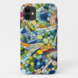 Kleurrijke kiezelstenen mozaïek kunst Case-Mate iPhone case
