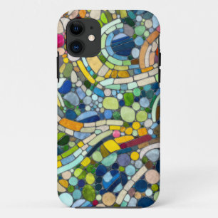 Kleurrijke kiezelstenen mozaïek kunst Case-Mate iPhone case