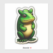 Kleurrijke Kikkerkikkers Stickers voor zowel kinde (Vel)
