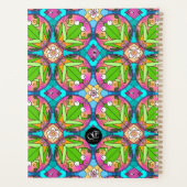 Kleurrijke kikkers bij de Water Lily Pond Kaleidos Planner (Achterkant)