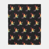 Kleurrijke kikkervisjes fleece deken (Voorkant)