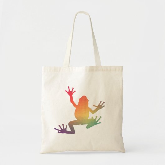 Kleurrijke kikkervisjes tote bag (Voorkant)