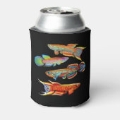 Kleurrijke Killifish Koelbox Blikjeskoeler (Blikje Achterkant)