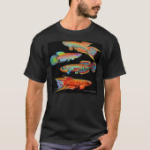Kleurrijke Killifish T-Shirt (Voorkant)