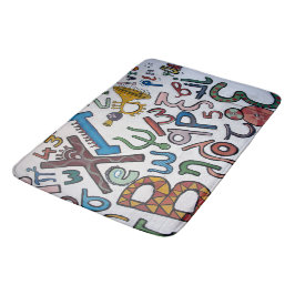 Kleurrijke Kinder ABC Badmat