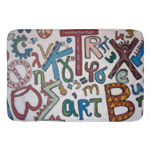 Kleurrijke Kinder ABC Badmat (Voorkant)