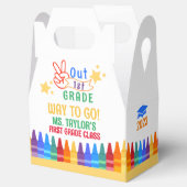 Kleurrijke Kinder Afstuderen Favor Box Bedankdoosjes (Geopend)