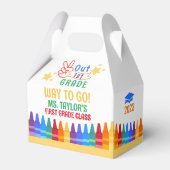 Kleurrijke Kinder Afstuderen Favor Box Bedankdoosjes (Voorkant Zijde)