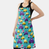 Kleurrijke Kinder auto Schort (Insitu)