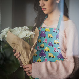 Kleurrijke Kinder auto Schort