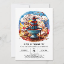 Kleurrijke Kinder Chocolade Verjaardag