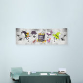 Kleurrijke Kinder Halloween Trick or treat Banner (Beurs)