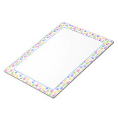 Kleurrijke Kinder handafdruk Notitieblok (Schuin)