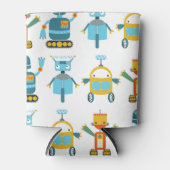 Kleurrijke Kinder robot Blikjeskoeler (Voorkant)