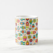 Kleurrijke Kinder robot Koffiemok (Center)