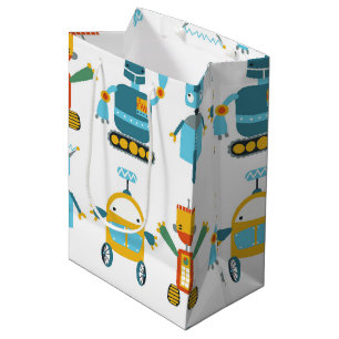 Kleurrijke Kinder robot Medium Cadeauzakje
