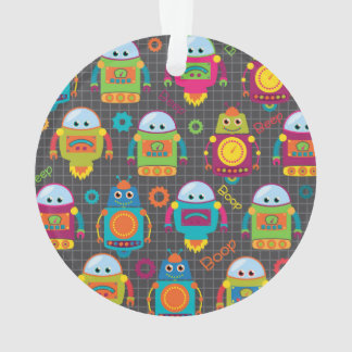 Kleurrijke Kinder robot Ornament