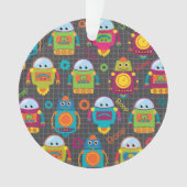 Kleurrijke Kinder robot Ornament (voorkant)